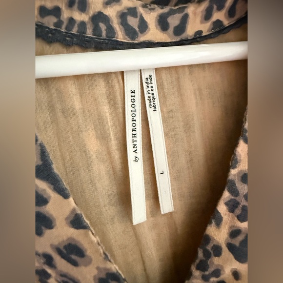 Anthropologie Georgina Tiered Mini Leopard Dress 🤎 - Picture 3 of 5